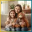 BVY Mama Punch Monkey Đồ chơi nhồi bông sang trọng Hoạt hình mềm Búp bê động vật Trẻ em Quà tặng yêu thích Trang trí phòng ngủ.