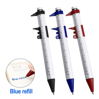 [FUXIN] Bút mực Gel 1.0mm đa chức năng 150mm Vernier Caliper Bút bi lăn Văn phòng phẩm