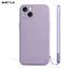 ốp lưng iphone Áp dụng cho vỏ điện thoại silicon lỏng dây đeo treo iPhone 16, vỏ bảo vệ chống rơi Apple 14 TPU, dây đeo tay lỏng