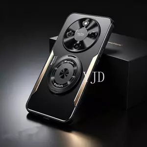 Ốp Lưng Cho Honor X9d X9C Hợp Kim Nhôm Thông Minh Kim Loại 360° Ốp điện thoại chống rơi giá đỡ xoay