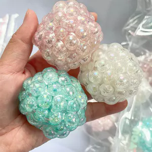 Bóng bóp giòn tròn nhiều màu sống động | Đồ chơi Fidget giảm căng thẳng giác quan đầy màu sắc | Quà tặng phần thưởng và ủng hộ bữa tiệc trong lớp học
