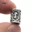 KUZHEN 24 Chiếc Viking Runes Bộ Rời Hạt Miếng Đệm Hạt Cho Tóc Bện Dreadlo Hạt DIY Trang Sức Làm Nóng