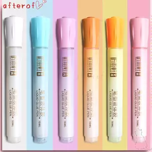 Bút keo chấm SAUOF, Bút dạng lỏng khô nhanh dạng bút, Văn phòng phẩm dính hai mặt có độ nhớt cao đa chức năng dung lượng lớn