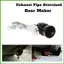 L Kích Thước Giảm Thanh Ống Xả Còi Đa Năng Nhôm Turbo Âm Thanh Xả Turbo Còi Giả Mô Phỏng Còi wipqsvn