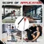 Pin xếp chồng trọng lượng PYCOU, Pin trọng lượng phòng tập thể dục hạng nặng được gia cố, Phát hành nhanh chuyên nghiệp Pin cố định bền bỉ Thiết bị tập thể dục