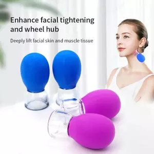 1 / 5 / 10 Chiếc Silicon Massage Cupping Cho Cơ Thể Mặt Cổ Mắt Cellulite Massage Hút Chân Không Xe Tăng Chăm Sóc Da Mặt Chống Lão Hóa Công Cụ Làm Đẹp