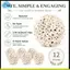 12 Chiếc Đồ Chơi Chim Sola Balls 2.36 '', Đồ Chơi Tìm Thức Ăn Cho Chim, Bóng Sola Atta, Vẹt Nhai Đồ Chơi Nghiền Móng Vuốt