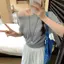 Lyocell Tencel Dệt kim ngắn tay Áo một vai xiên vai Lười dáng rộng vừa vặn mùa hè thon gọn hơn Áo đeo đơn