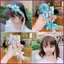 YT4 Frozen Elsa Công Chúa Tóc Giả Dây Tóc Tóc Dây Buộc Tóc Kẹp Tóc Cho Trẻ Em Bé Gái Kỳ Lân Nơ Nút Kẹp Tóc Băng Đô H
