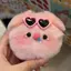 SRVN Squeak Lợn Ngọc Trai Dễ Thương Có Kính Mát Sang Trọng Búp Bê Móc Khóa Sáng Tạo Kawaii Lông Tơ Đồ Chơi Nhồi Bông Mềm Bapa Mặt Dây Chuyền Cho Trẻ Em Quà Tặng.
