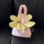 Túi đeo chéo hoa CQCJ, Túi xách Mini chấm bi hình hoa Tulip, Túi đeo vai hoa nhẹ đa năng thời trang đơn giản Túi Tote đi lại