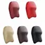 Đệm tựa đầu FANIELLAPOWELL, Gối cổ ô tô Memory Foam Nappa, Gối tựa thoáng khí bằng da PU đa năng màu trơn cho du lịch ô tô