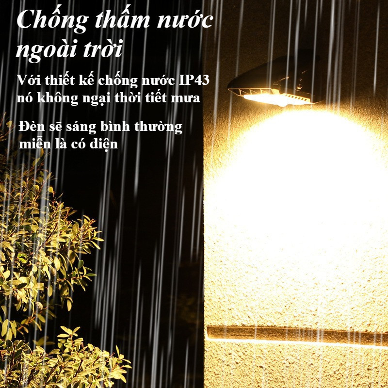 Đèn Kẹp Năng Lượng Mặt Trời, Chống Nước, Cảm Biến Chuyển Động, Không Tốn Điện, Thích Hợp Cho Sân Vườn, Hành Lang