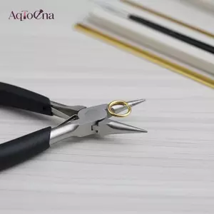 AqToCna Đồ Trang Sức DIY 10 Mm Đồng Thau Mở Nhảy Nhẫn 100 Chiếc Số Lượng Lớn Kết Nối Bộ Cho Móc Khóa Thủ Công AqToCna