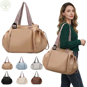 Túi đựng đồ du lịch AMLU, Ba lô nữ dung tích lớn đa chức năng, Túi đựng mẹ bằng vải nhẹ chống thấm nước cho mẹ đi chơi