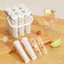 WANYEDI Khuôn Popsicle Cũ, Khay Đá Thanh Dài DIY Có Thể Tái Sử Dụng, Bền Có Tay Cầm Có Nắp Khuôn Đá Viên Dụng Cụ Nhà Bếp