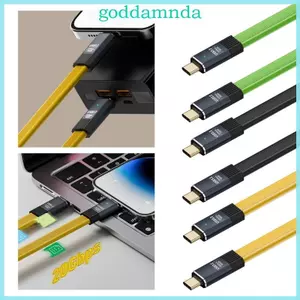 Cáp linh hoạt GODD Essential USB 3 2 Type C với tốc độ 20Gbps 8K60hz Hỗ trợ quản lý dữ liệu dễ dàng