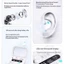 Tai nghe Bluetooth vô hình siêu mỏng 2 trong 1 Giảm tiếng ồn sâu Chất lượng âm thanh cao với màn hình mức pin LED Tai nghe không dây kép chống nước