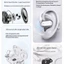 Tai nghe Bluetooth kép 2 trong 1 HiFi Audio Tuổi thọ pin dài Giảm tiếng ồn thông minh Hiển thị nguồn điện trong tai Tai nghe Bluetooth không dây