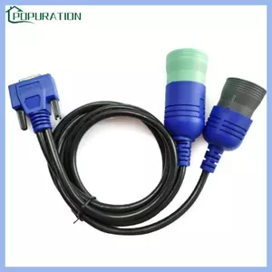 POP Dễ dàng sử dụng Bộ chuyển đổi cáp chẩn đoán xe tải Diesels Giao diện 6 và 9 chân Công cụ ô tô chuyên nghiệp Phân tích động cơ