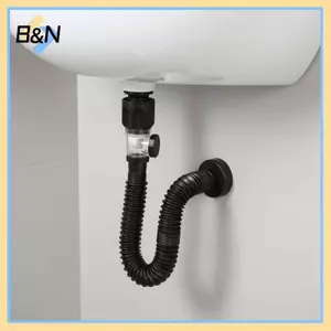 Ổ cắm thoát nước linh hoạt B & N cho nhà bếp Phòng tắm Vanity Bồn rửa thoát nước.