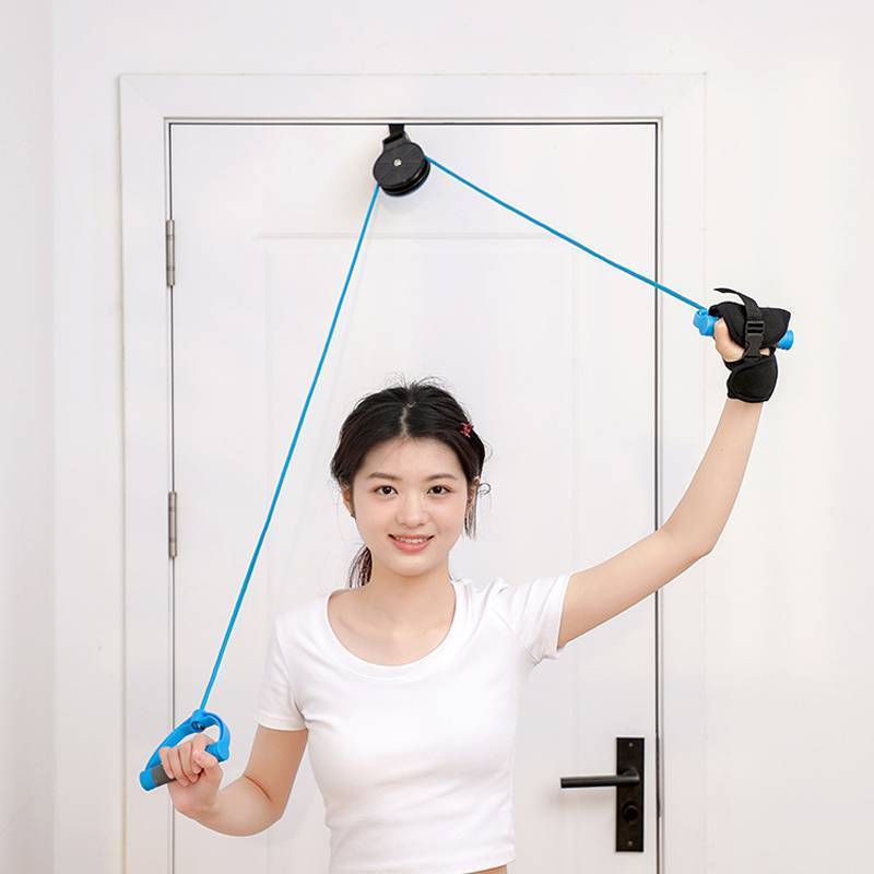 Springevenstar Trị liệu vai Tập thể dục Hệ thống ròng rọc Phục hồi chức năng cánh tay trên cửa Thiết bị tập luyện Trị liệu vai Tập thể dục Ròng rọc Springevenstar