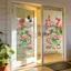 VVDZA 2 Miếng Dán Hoa Koi, Miếng Dán Tường Hoa Sen Vàng Chống Thấm Nước PVC, Chống Tĩnh Điện Phong Cách Trung Hoa Kính Cửa Sổ Decal Trang Trí Cửa Sổ
