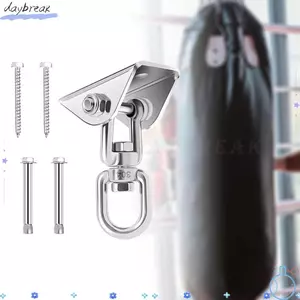Móc võng hạng nặng DAYBREAK, Phụ kiện xoay Xoay 360 Móc chịu lực xoay, Tấm cố định võng phần cứng treo bằng thép không gỉ