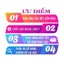 Decal BÁNH TRÁNG CUỘN trang trí quán nước, dán tường, tủ kiếng chống nước, đã cắt bế sẵn khổ A4