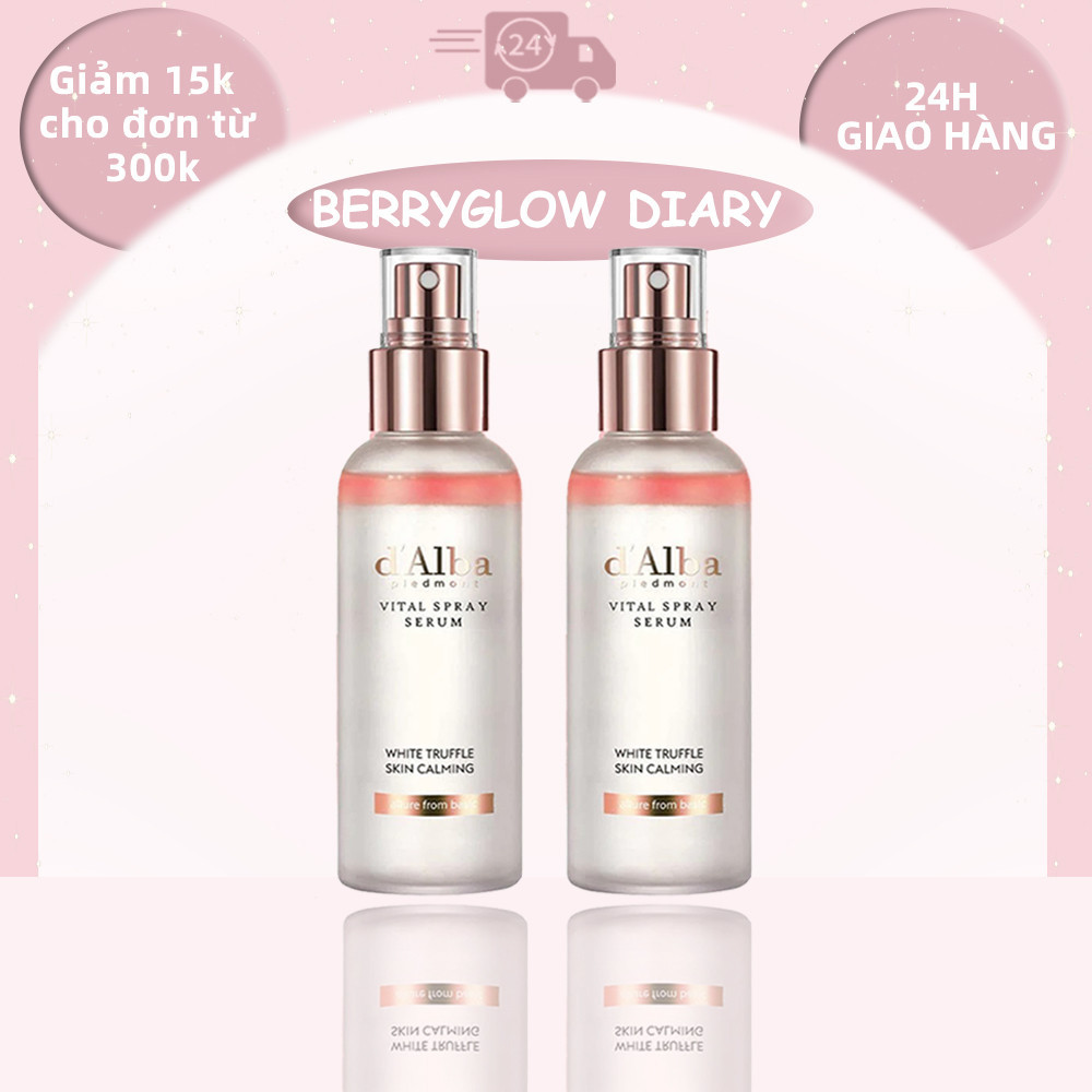 d’Alba White Truffle Spray Serum – Dưỡng Ẩm Dịu Nhẹ, Hỗ Trợ Phục Hồi Da, Không Cồn
