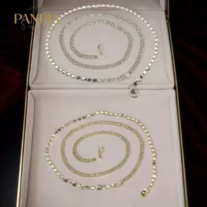PNPIA-Vỏ Trang Trí Dây Xích Thắt Lưng Dây Thắt Lưng Nữ Thời Trang Thắt Lưng Cao Cấp Vàng Bạc Dây Kim Loại Mặt Dây Chuyền Thắt Lưng Trang Sức Cơ Thể