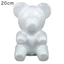 < Pluscloth > 20 / 15cm Gấu Xốp Mô Hình Thủ Công DIY Đồ Dùng Trang Trí Tiệc Valentine Quà Tặng