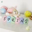 Trang trí mùa xuân Phục sinh Trứng thỏ Trang trí máy tính để bàn Chất liệu Acrylic cho bữa tiệc tại nhà