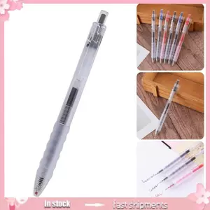 Bút mực gel có thể nạp lại YOI Bút gel có thể thu vào khô nhanh 0 5MM Đầu cầm thoải mái
