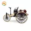 CANAMEK 1Pc 1: 12 1886 Vintage Xe Cổ Điển Số 1 Hợp Kim Xe Mô Hình Mô Phỏng Xe Ba Xe Kéo Ba Đồ Chơi Cho Trẻ Em Bộ Sưu Tập Quà Tặng CSF