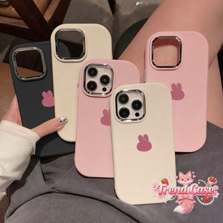 Ốp lưng Thỏ Hồng Ốp mềm mũm mĩm dễ thương iPhone 11 12 13 14 15 16 Pro Max X XR XS Max 7/8Plus-FN