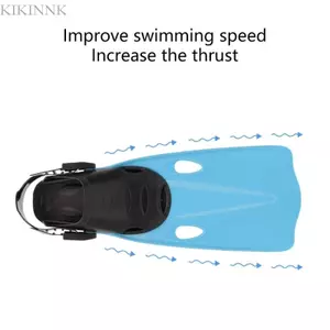 KIKIN Snorkel Vây Có Thể Điều Chỉnh Vây Bơi Vây Lặn Vây Di Động Vây Dành Cho Người Lớn
