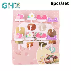 GHX 8 Cái Trẻ Em Trái Cây Pis Kim Sti Toothpis Mini Sáng Tạo Bánh Trái Cây Món Tráng Miệng Nĩa Thực Phẩm Hộp Cơm Trưa Trang Trí Phụ Kiện Bento VN