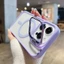 Thích hợp cho iPhone17 Giá đỡ ống kính từ tính trong suốt cao Vỏ điện thoại Apple 16 Vỏ bảo vệ phim Giá đỡ từ tính