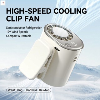 Quạt Kẹp USB - Quạt Mini Treo Eo Cổ Di Động Để Làm Mát