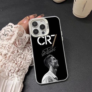 Ốp lưng CR7 Ronaldo, chống sốc phong cách bóng đá thể thao Bảo Vệ Camera Cấp iPhone 17/16/15/14/13/12/11/X/XS Ma