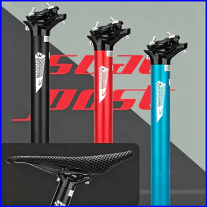 SQ3 Hợp Kim Nhôm Đôi Bu Lông Offset Xe Đạp Seatpost Matte Finish Bền Xe Đạp Leo Núi Ghế Bài QS3