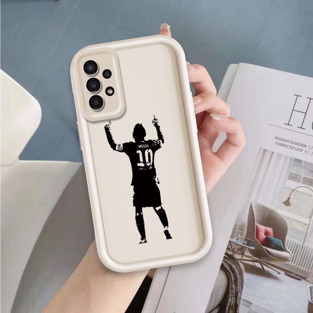 Ốp Lưng Cho Samsung A13 A23 A33 A32 A52 A52S 4G 5G Hoạt Hình Silicon Nghệ Thuật Mềm Ốp lưng TPU NO.10 Messi Bóng Đá Sinh Viên Mắt Thiên Thần Ốp Lưng Chống Sốc