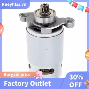 Động cơ DC 21V RS550 cho cưa điện qua lại, 8 răng, công suất cao với bánh răng xoắn ốc
