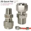 ITRUMPET 1 Cái Lắp Nhanh, 1 / 8 "1 / 4" 3 / 8 "1 / 2" Nam Ren Đến Đầu Nối Ống OD 304 SS 3-16mm, Thép Không Gỉ Đôi Ferrule Metric ZG Ống Lắp Cho Dầu Khí Nước