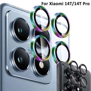 Dành Cho Xiaomi 14T 14TPro Siêu HD Hợp Kim Nhôm Ống Kính Máy Ảnh Kính Cường Lực Cho Xiaomi 14T Pro Điện Thoại Mặt Sau Ống Kính Vòng Bảo Vệ