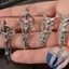 Vỏ Móng Tay NICOLOO Gothic, Thiết Kế Rỗng Phụ Kiện Trang Sức Đầu Ngón Tay Vỏ Bảo Vệ, Nhẫn Kim Loại Đầu Ngón Tay Kim Loại Nhẫn Nữ Cô Gái