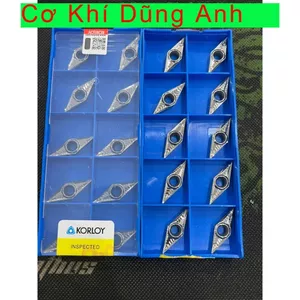Chip V16 VCMT hãng KORLOY HÀN QUỐC CHUYÊN NHÔM,NHỰA,GỖ
