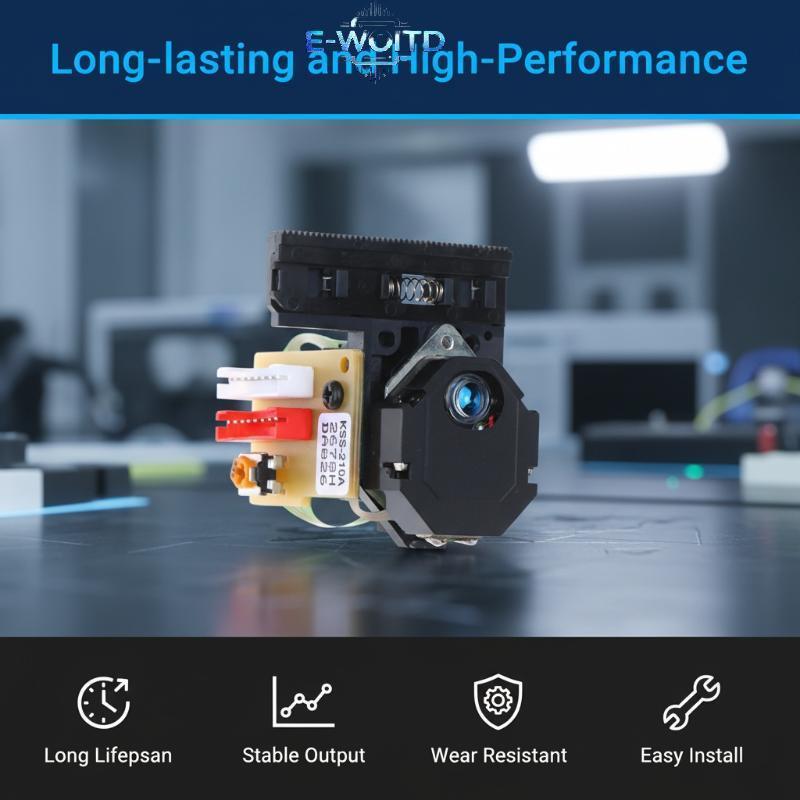 Đầu Pi-UP quang học ống kính Laser E-WOITD KSS-210A cho DVD VCD Cài đặt dễ dàng Đọc chính xác cho Video âm thanh gia đình E-WOITD