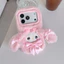 Hoạt Hình Hoạt Hình Sang Trọng Kuromi Thích Hợp Cho iPhone17promax Apple 16 Ốp Lưng Điện Thoại Thu Đông Phong Cách 15 Nơ 14